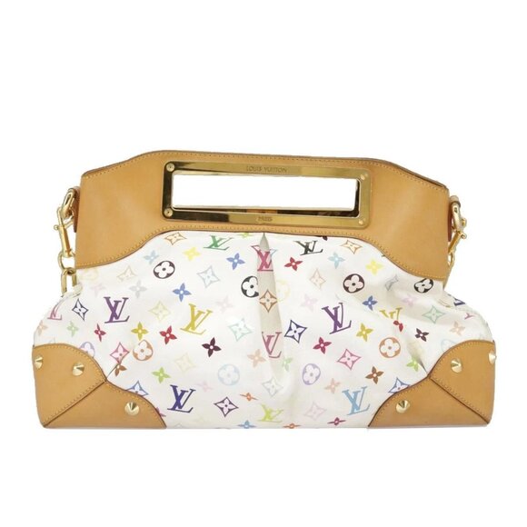 LOUIS VUITTON Monogram Multicolor Judy GM Shoulder Bag White M40253 Auth 98245AV - Picture 2 of 16